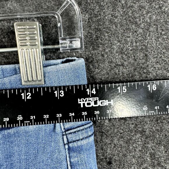 Judy Blue Skinny Fit Pull On Jeans Women's 5/27 Blue Light Wash Raw Hem - Picture 4 of 9